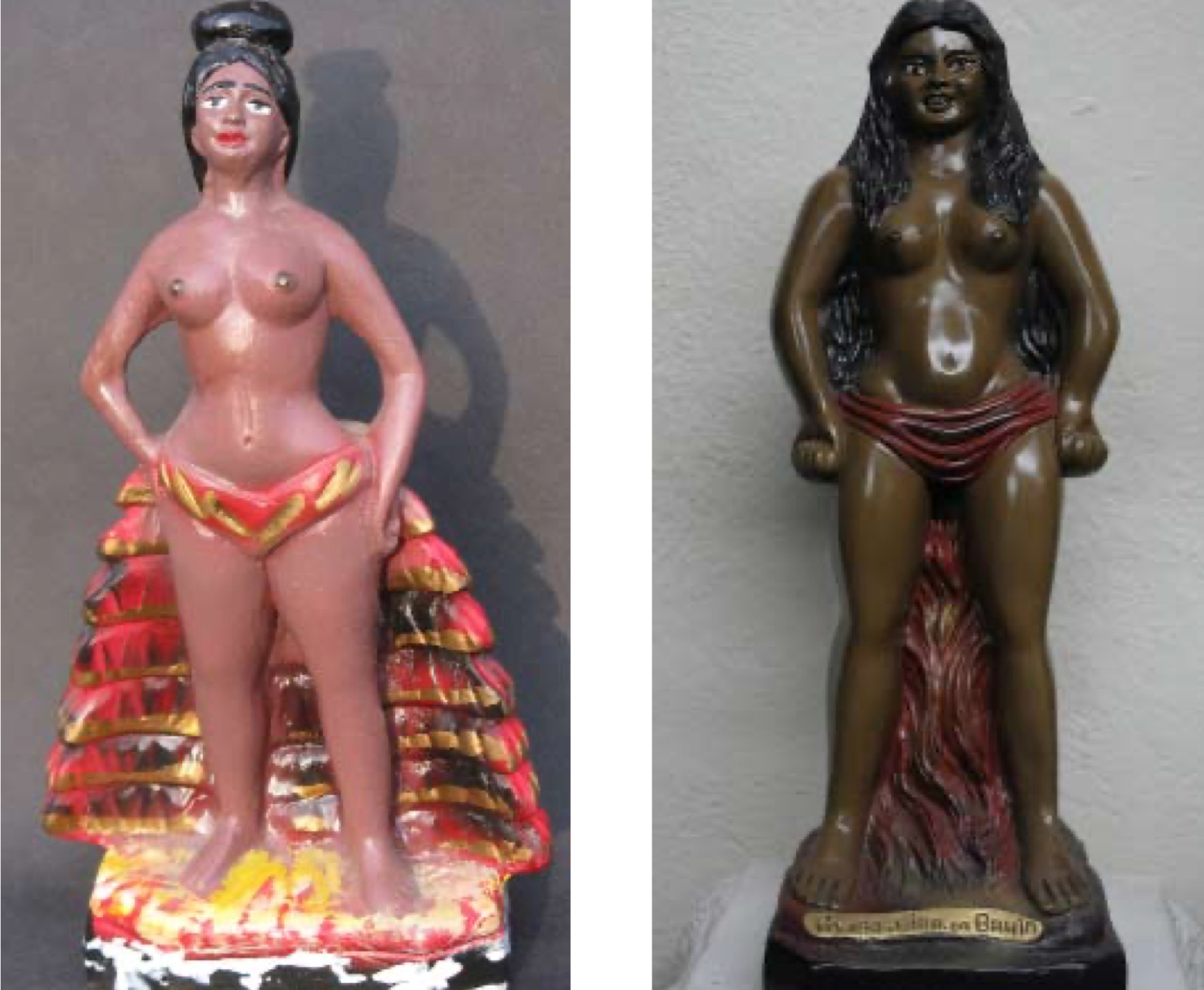 Pomba Gira divinidad trans trabajadoras sexuales figuras cerámica