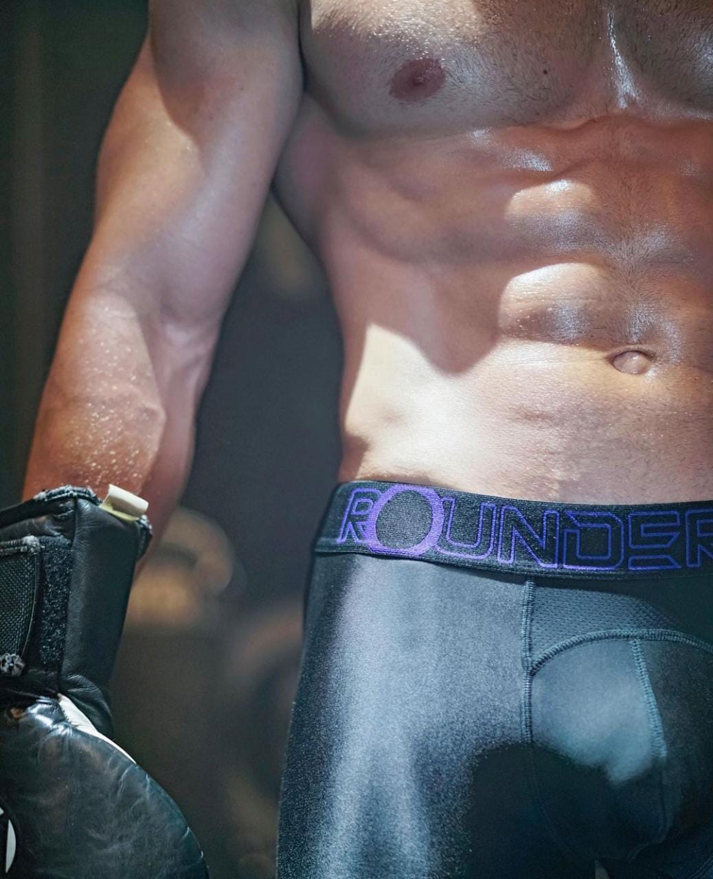 David Ortega close up licras deportivas