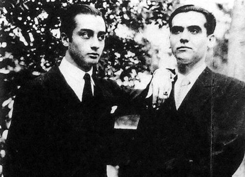 Federico García Lorca Emilio Aladrén Perojo romances LGBT historia bellas artes apasionados