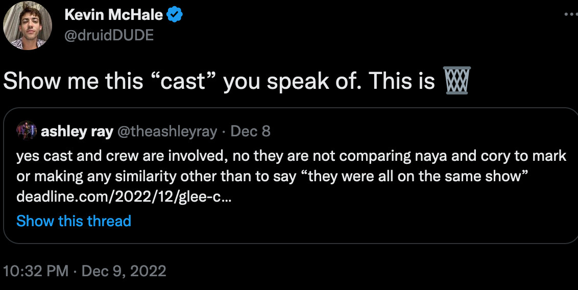 Kevin McHale The Price of Glee documental