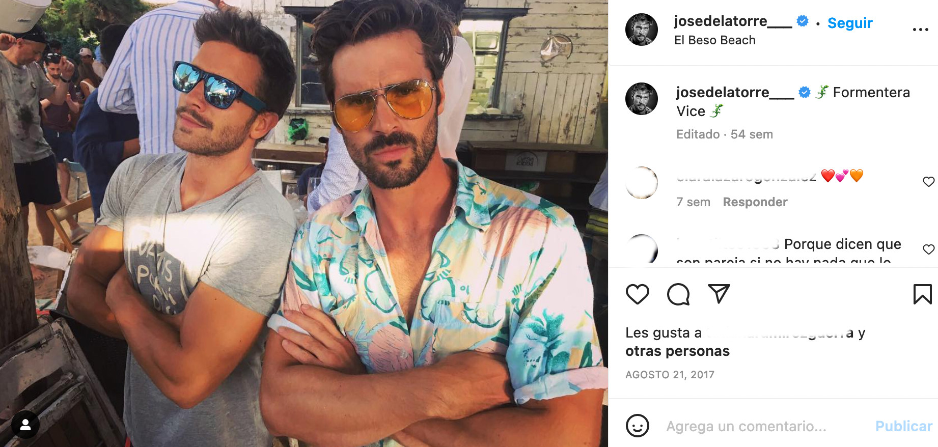 Pablo Alborán novio pareja José de la Torre