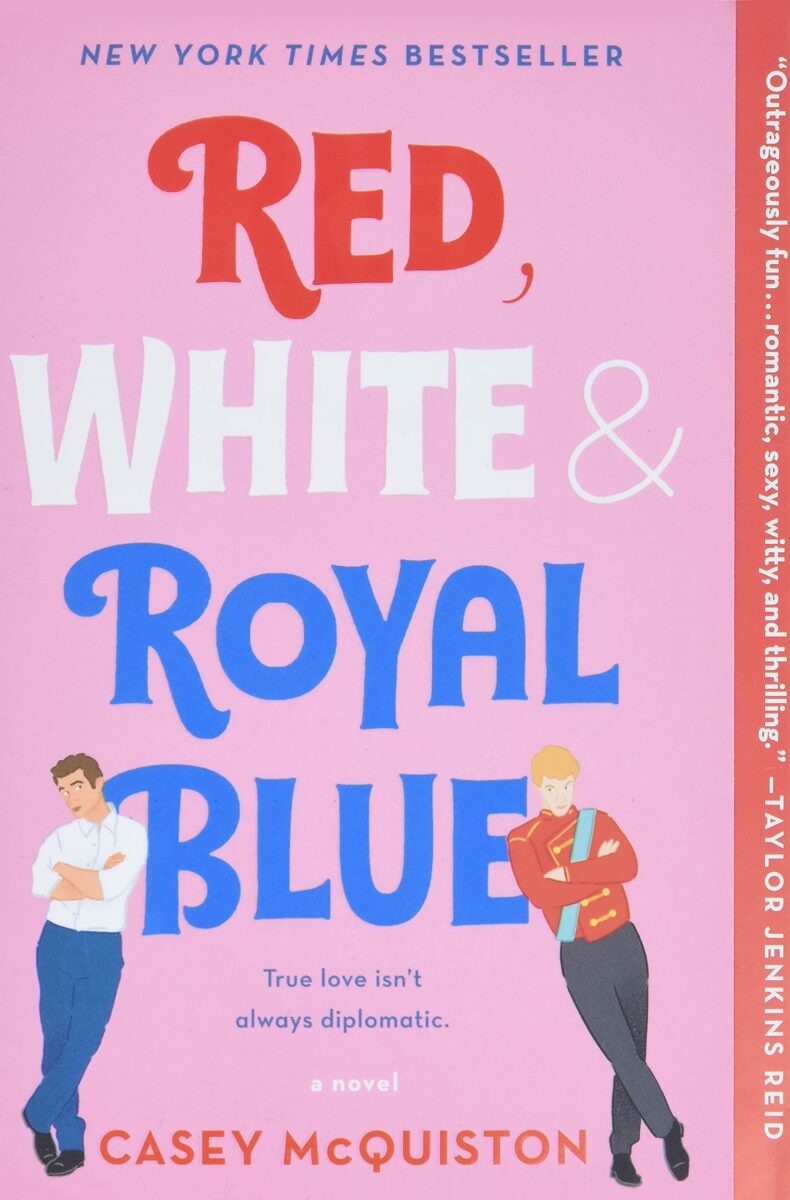 red, white & royal blue libro