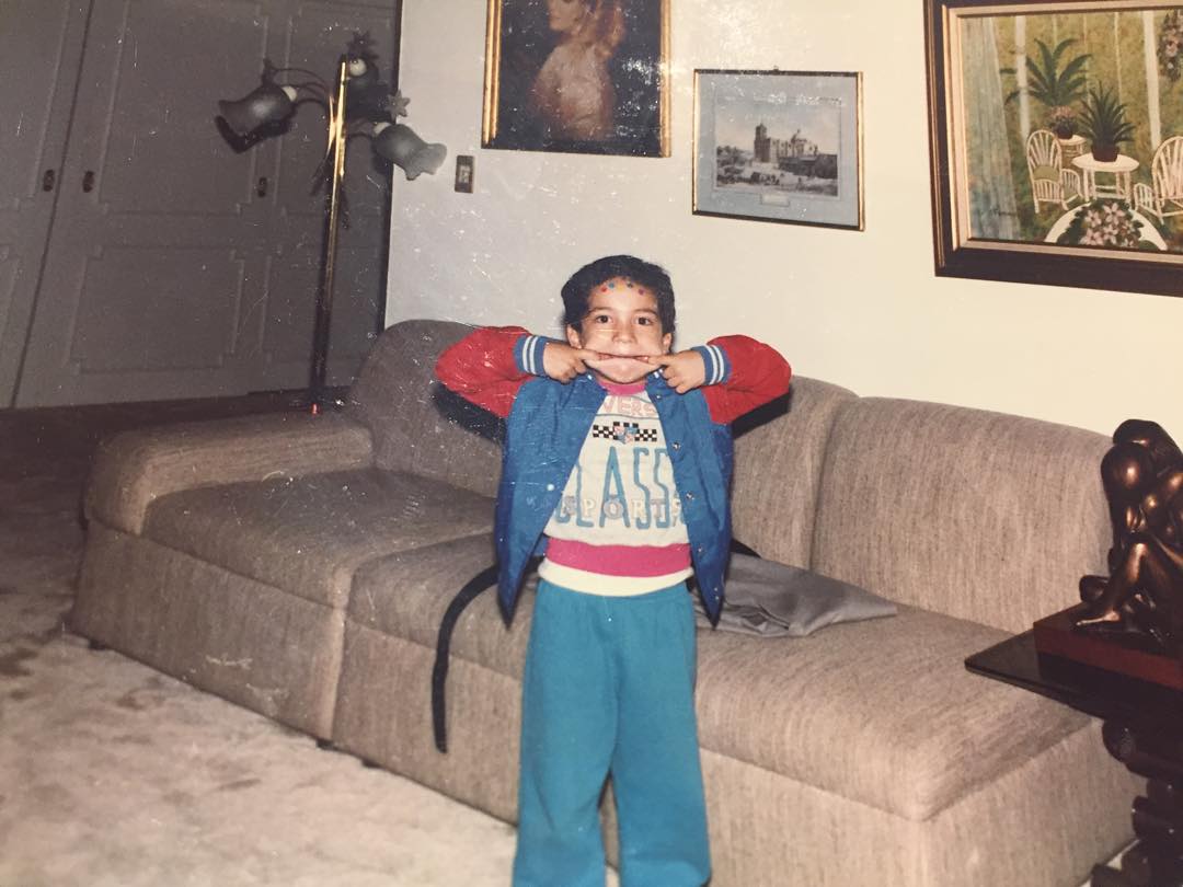 alfonso herrera evolución fotos niño infancia