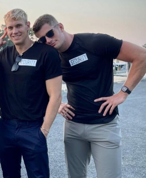 Carl Nassib y Soren Dahl