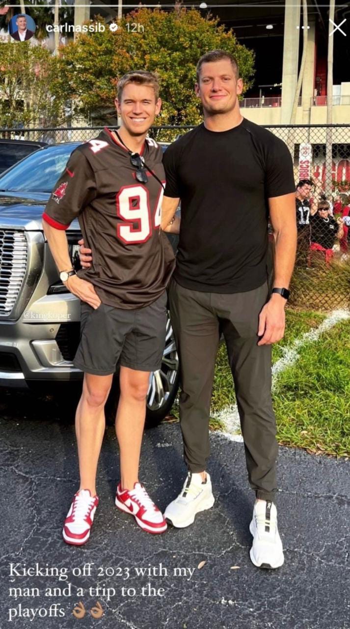 Carl Nassib novio pareja Soren Dahl