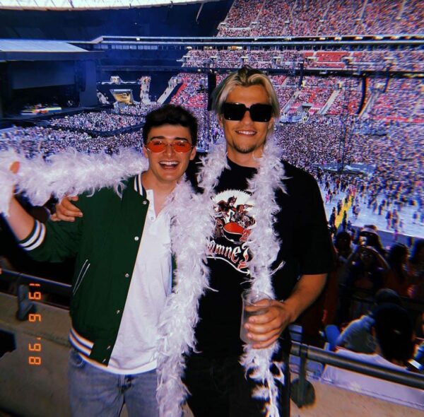 Noah Schnapp en concierto de Harry Styles