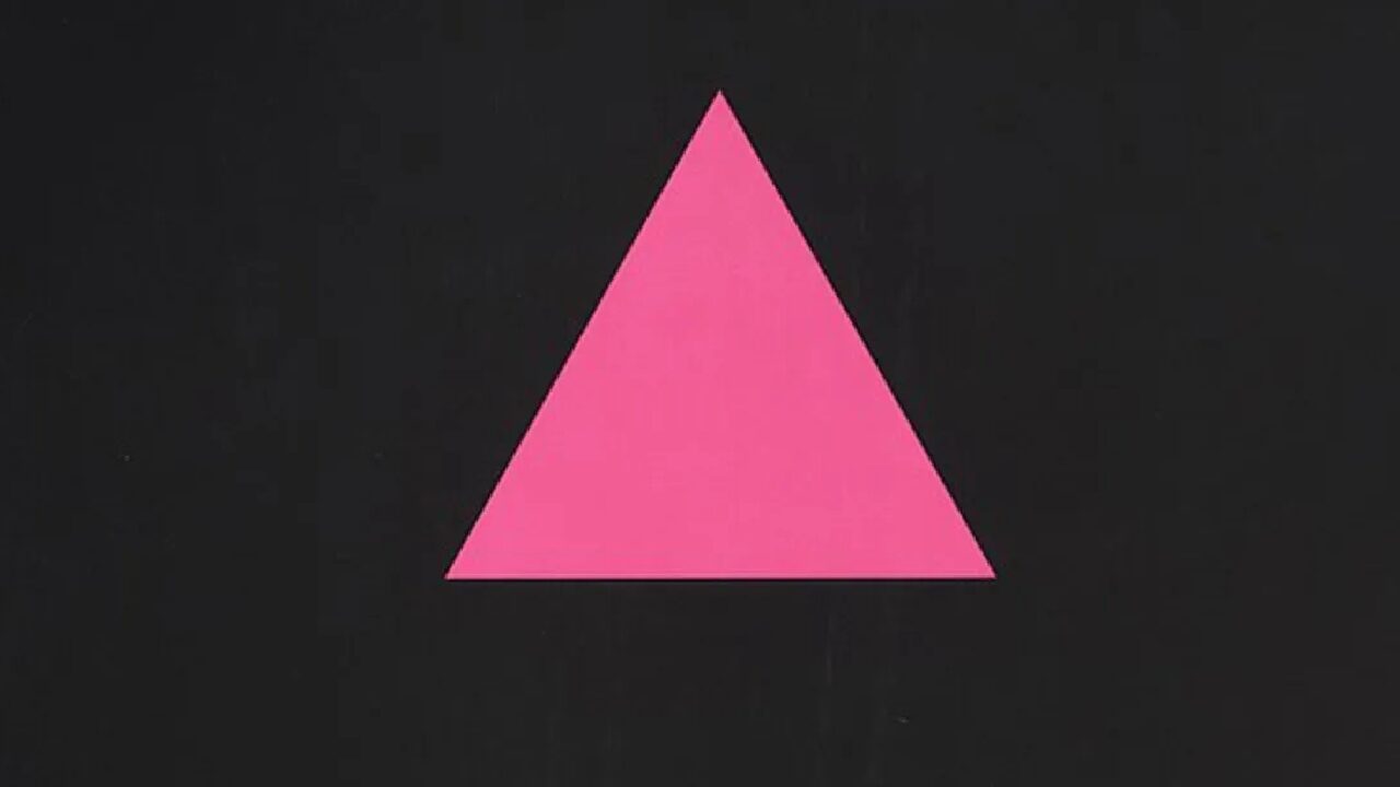 Triángulo rosa, uno de los símbolos LGBT+