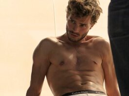 celebridades modelando Calvin Klein Jamie Dornan