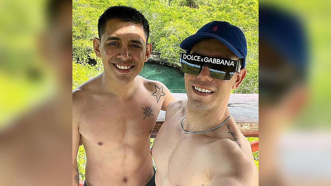 Jhonny caz y Jonathan Bencomo en Holbox Quintana roo