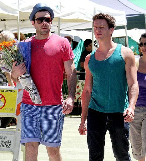 Jonathan Groff y Zachary quinto