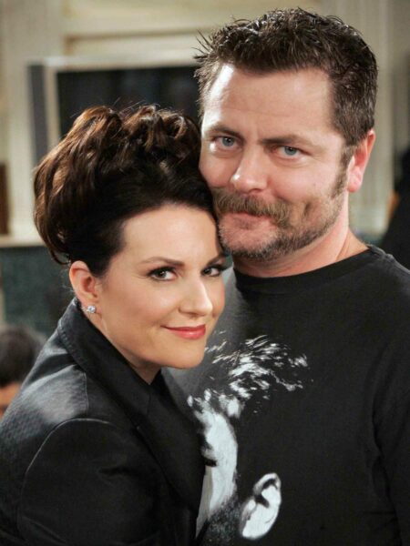 Nick Offerman y Megan Mullally