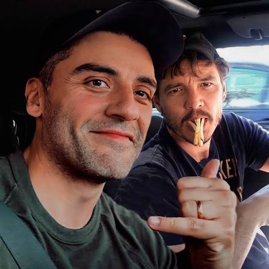 selfie de los actores 