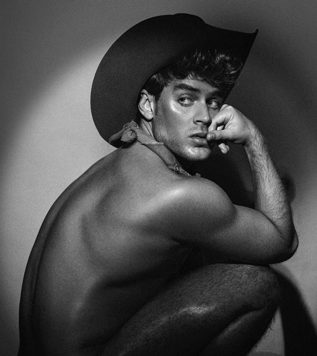 Polo Morín en foto como vaquero