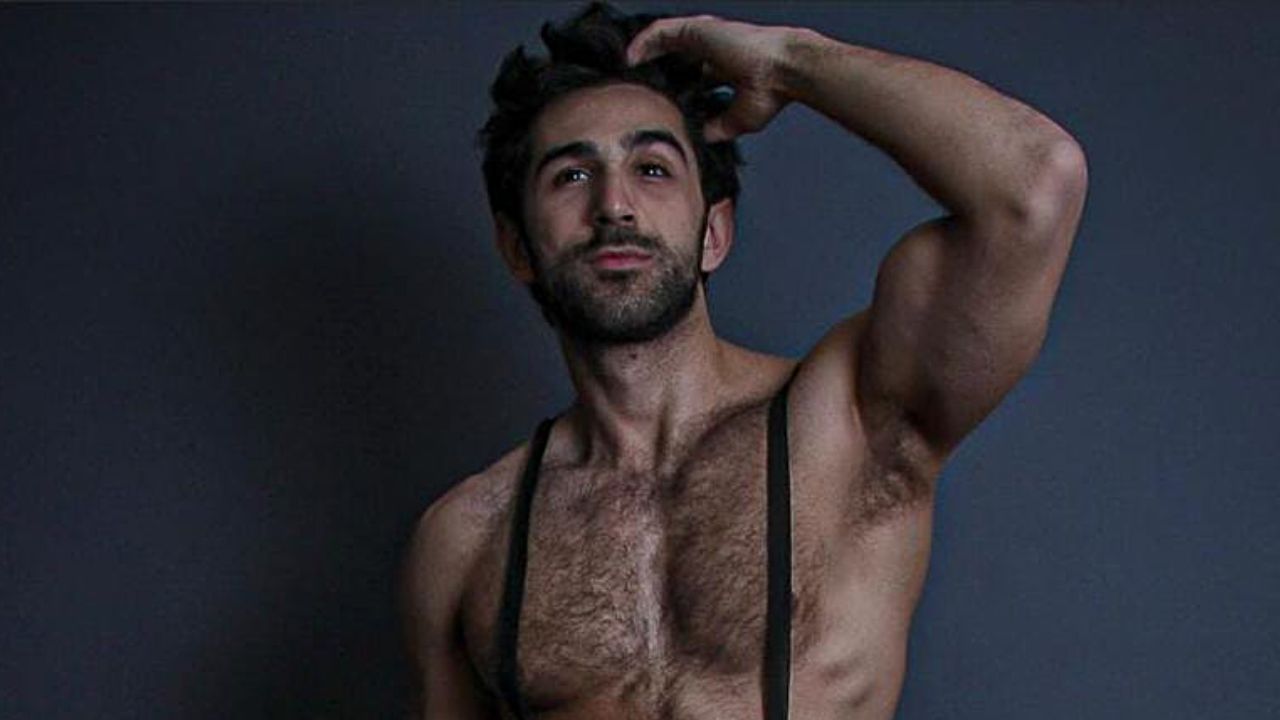 Rodrigo Negrini fotos en estudio de baile actor