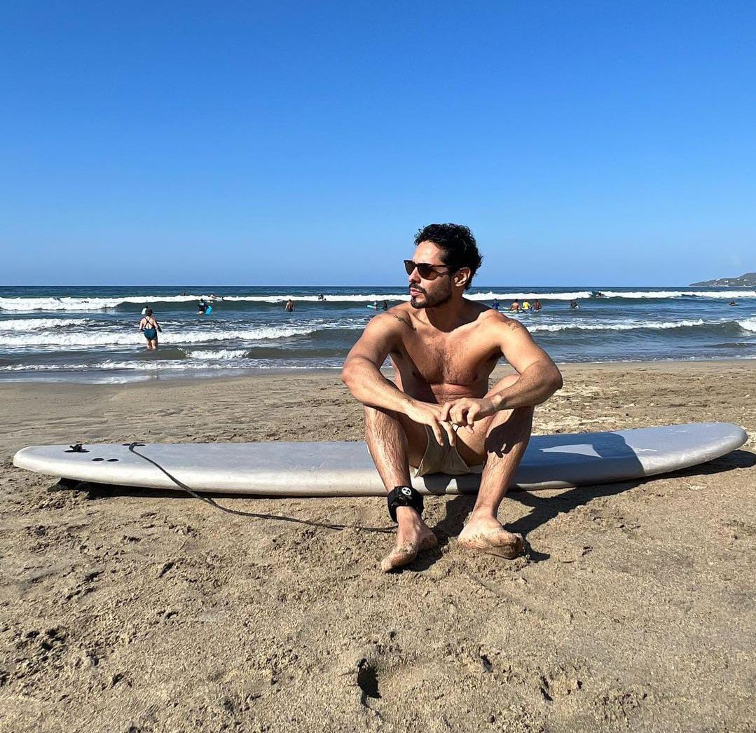 Said Ochoa en el mar