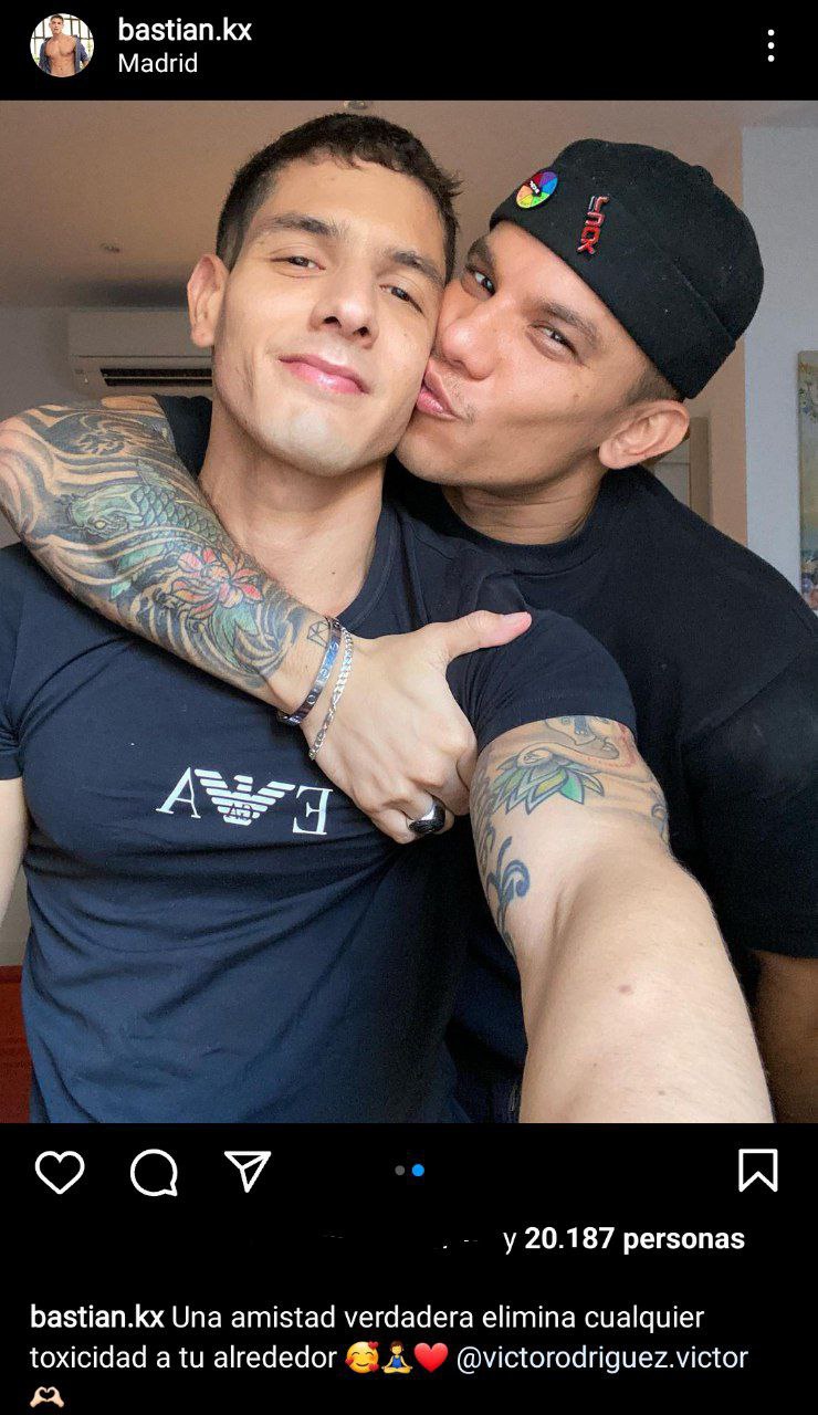 Bastian Karim (izquierda) junto a Víctor Rodríguez (derecha)