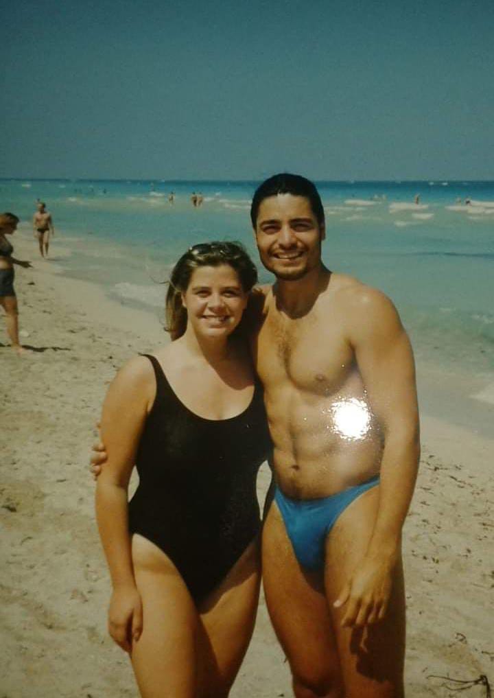 Chayanne foto en la playa traje de baño