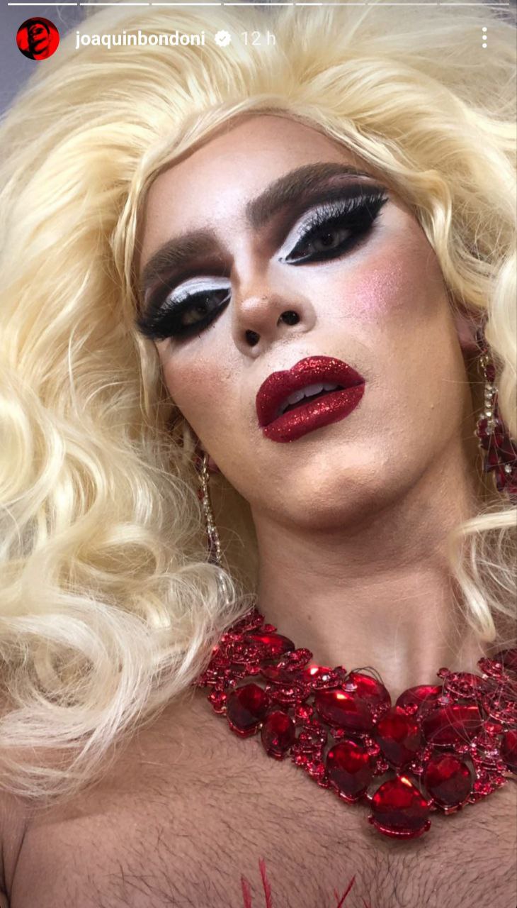 Joaquín Bondoni drag para todo el mundo habla de jamie