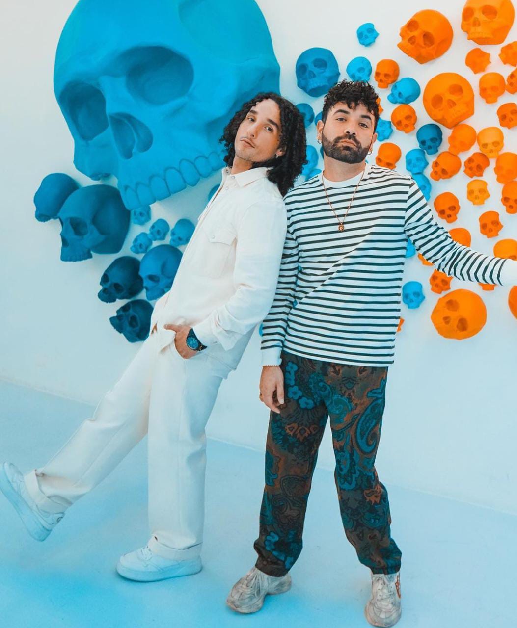 Los Rulés en sesión de fotos.