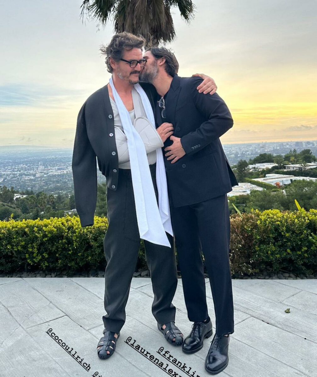 Pedro Pascal y Franklin Latt beso 