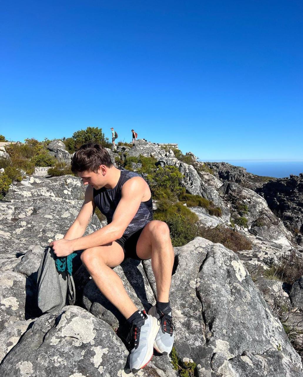 clavadista en montaña