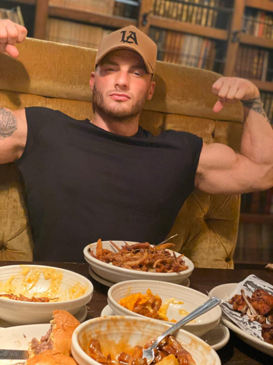 actor en restaurante