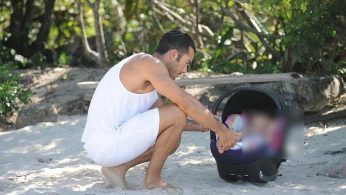 artista en su faceta como padre.