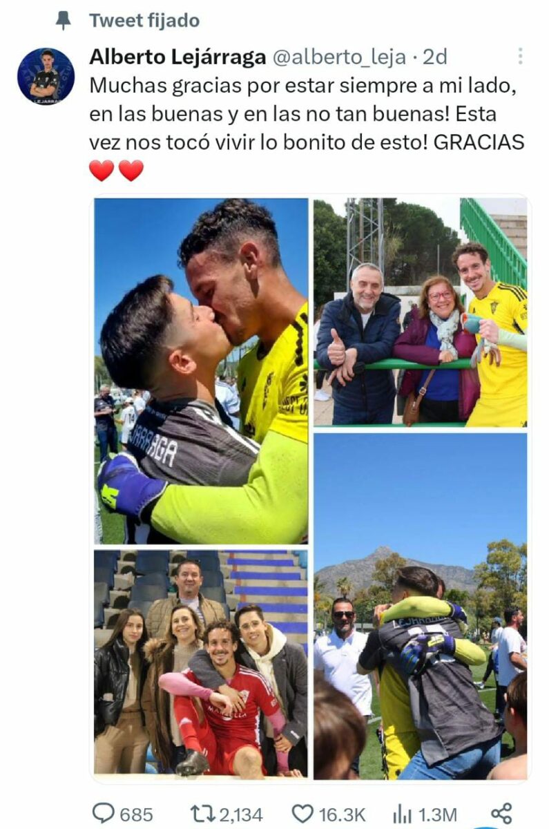 Alberto Lejárraga futbolista biografía beso gay portero.