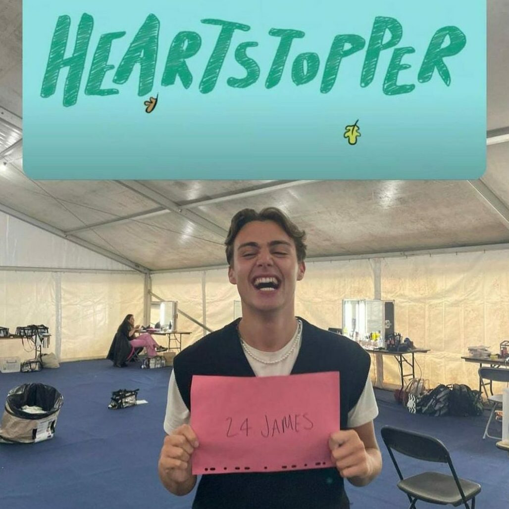 Bradley Riches actor Heartstopper 2 James