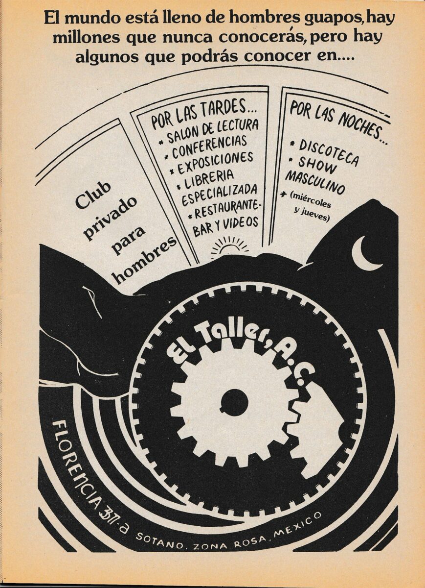 Publicidad de El Taller.