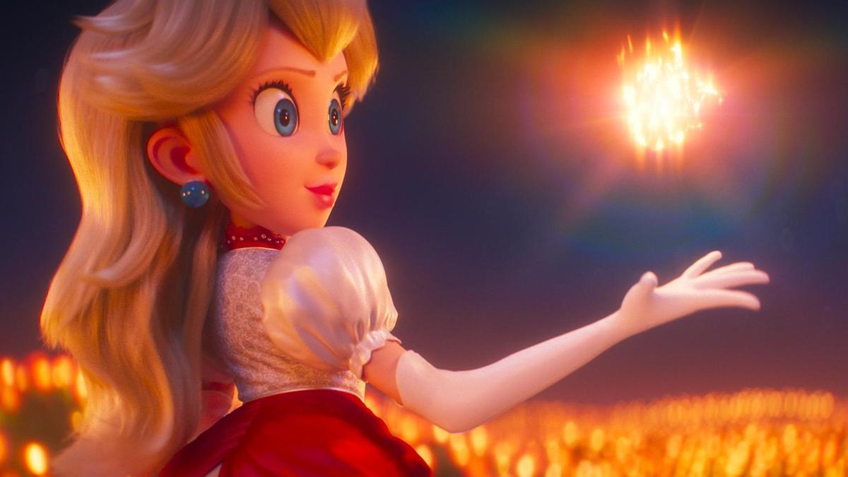 Peach en Super Mario Bros