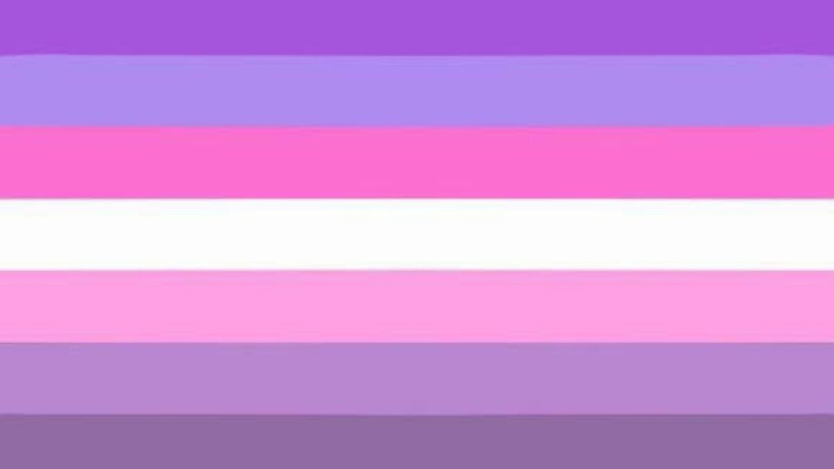 Bandera trans lencha trans lesbiana 