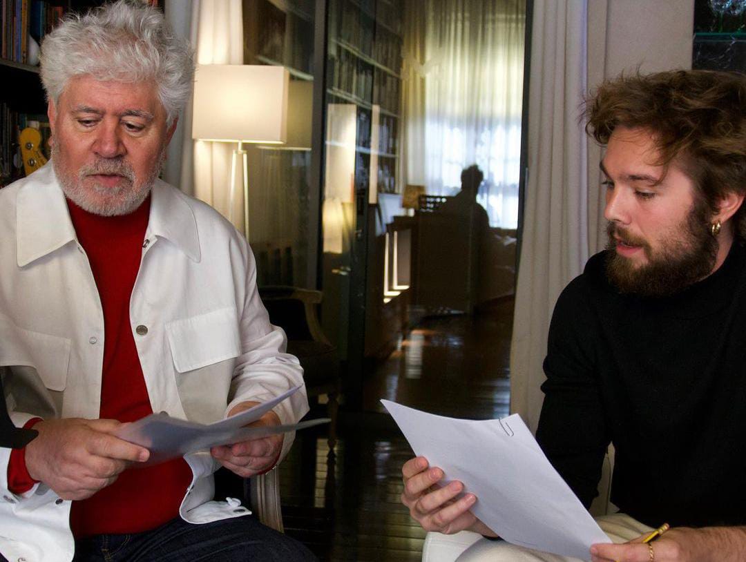 Carlos Cuevas y Pedro Almodóvar