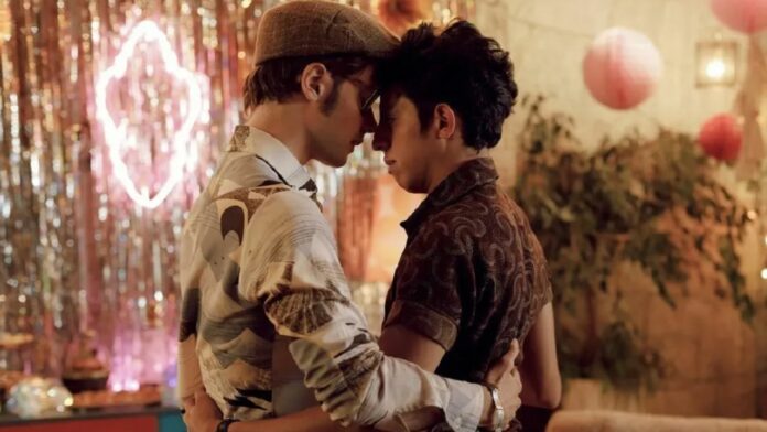 La primera vez serie de Netflix Colombia pareja gay Julián Cerati y Segio Palau Pabón y Salcedo