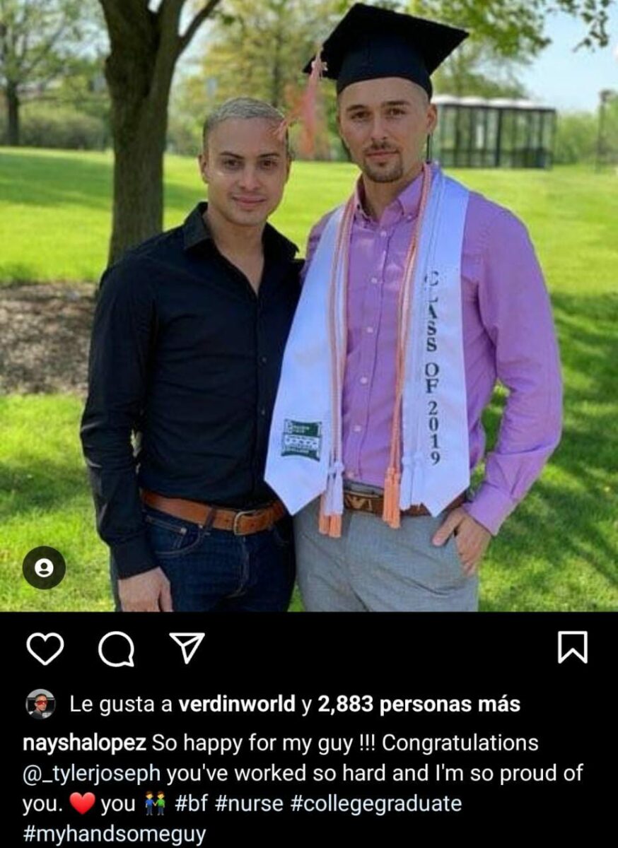 Posible pareja de la drag queen.