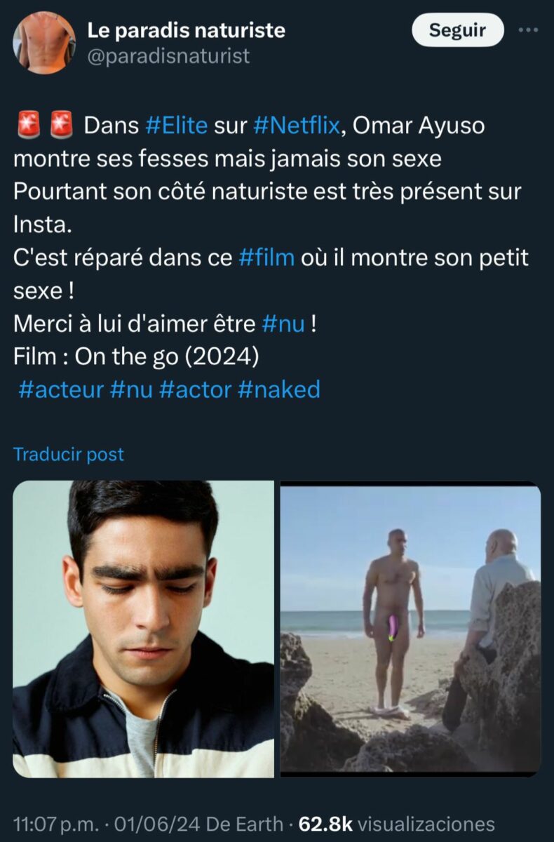 Omar Ayuso escena en la plata con Manuel de Blas