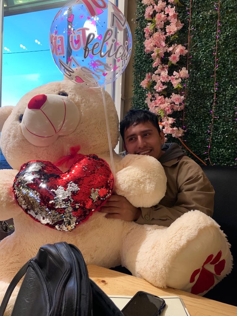 Adrián mixe oso peluche