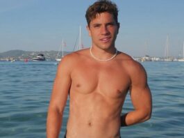 André Lamoglia actor de Élite en Ibiza fotos.