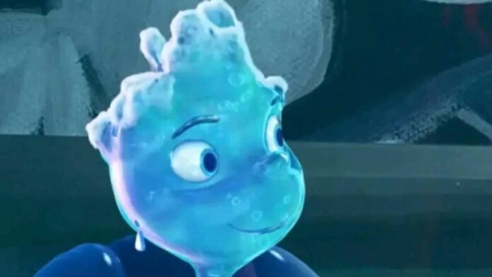 Lake personaje no binarie de Elementos, película de pixar