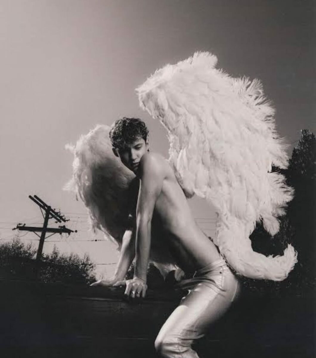 Troye Sivan ángeles alas fotos.