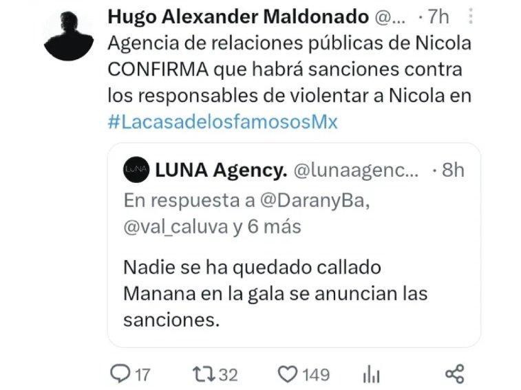 Nicola Porcella Sergio Mayer abuso sexual La casa de los famosos méxico