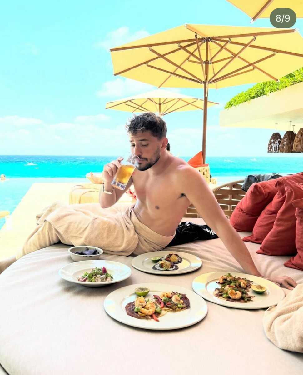 actor brasileño vacaciones méxico