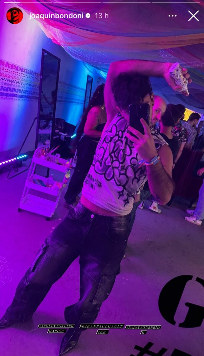 Actor fiesta Jean Paul Gaultier