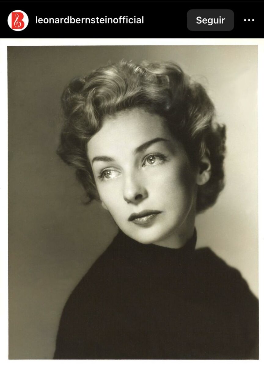 Felicia Montealegre esposa de leonard bernstein