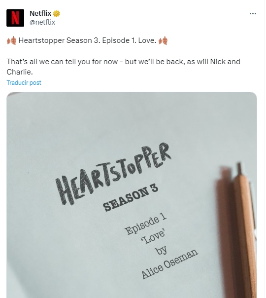 heartstopper 3 primer capítulo