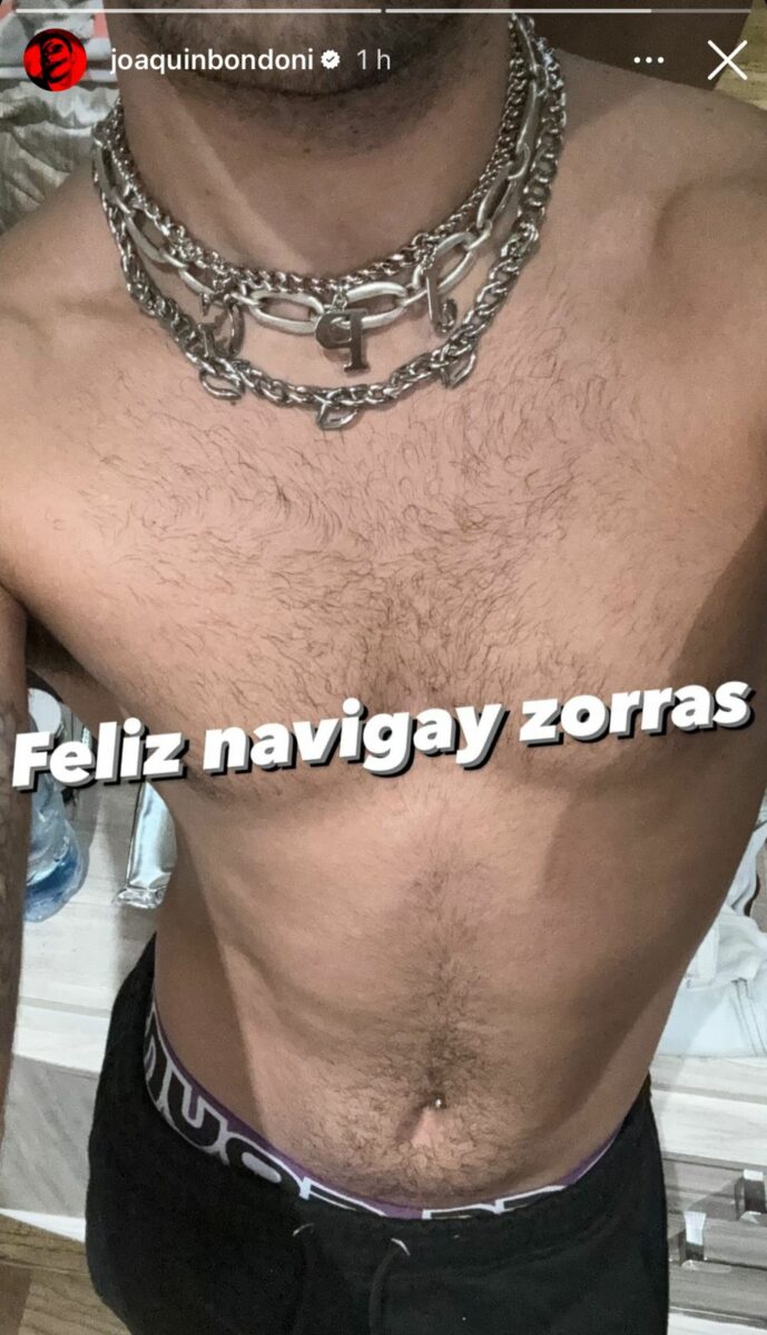 Joaquín Bondoni fotos evolución orgullo lgbt 2024