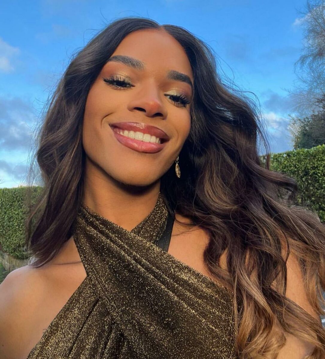 Selfie de la intérprete de la serie de Netflix