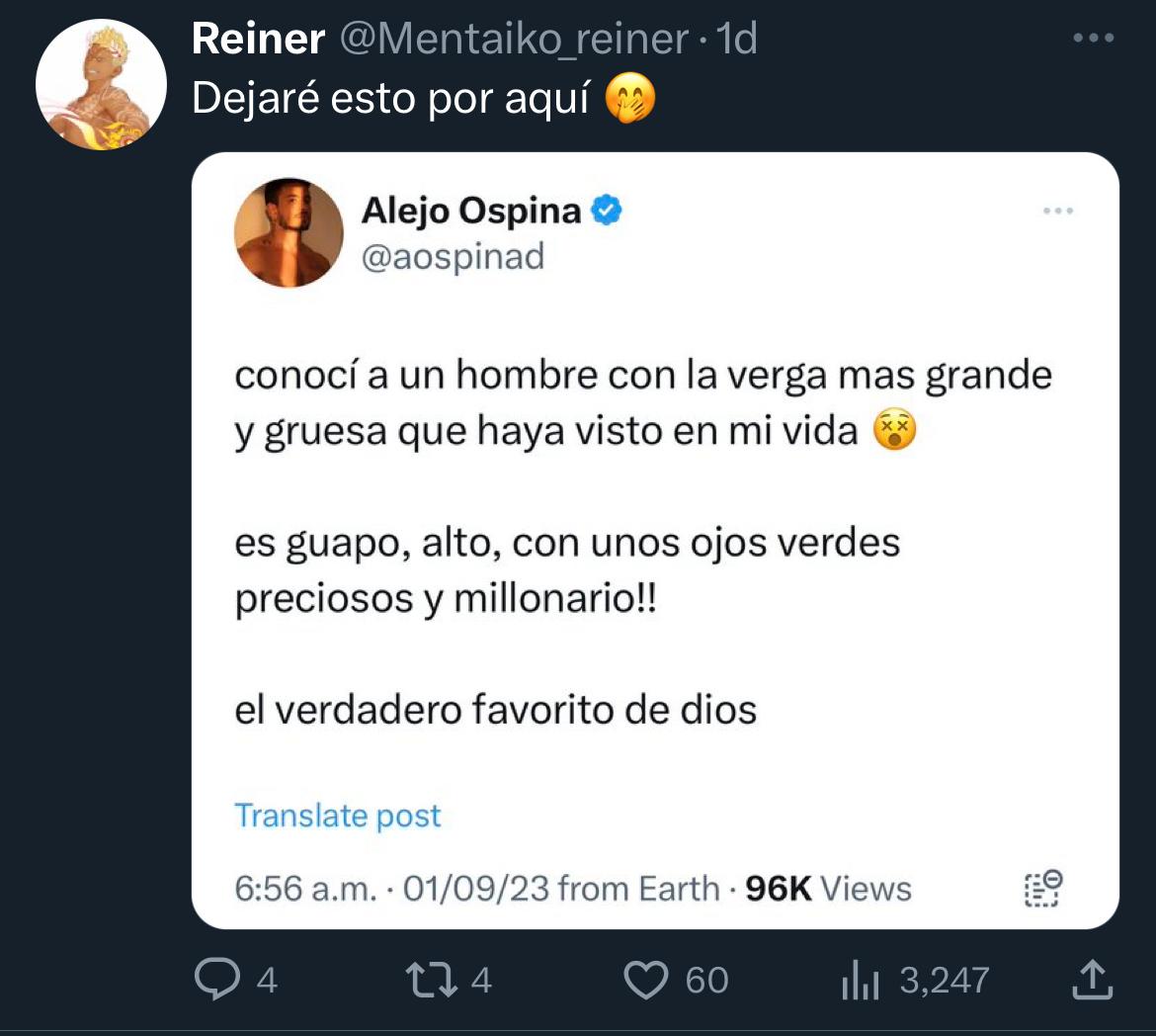 Tuit de alejo ospina
