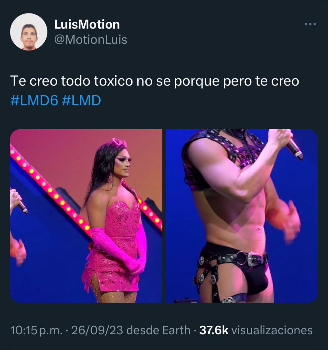 Andrés Gueda tóxico pack calzones la más draga 6 lmd6