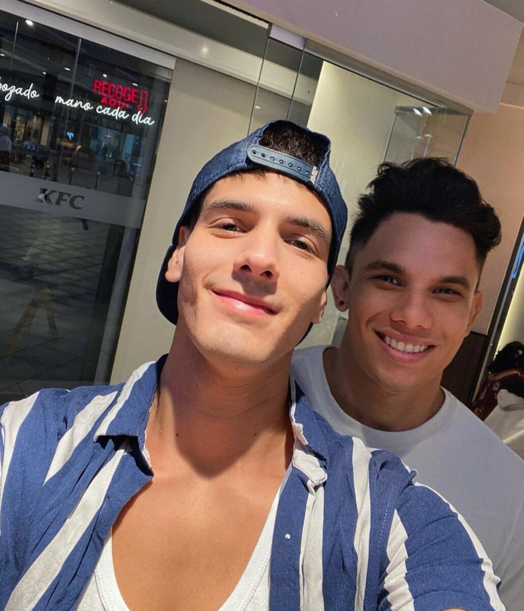 Bastian Karim y Víctor Rodríguez